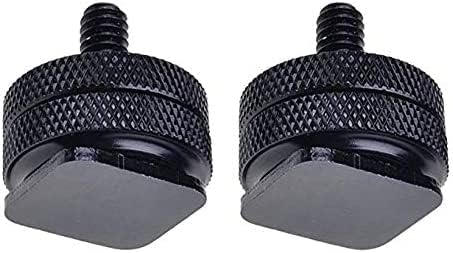 SLOW DOLPHIN 6 Pieces 1/4 Inch Hot Shoe Mount Adapter and 1/4"-20 Screw Thread Cold Shoe Flash Stand Adapter for DSLR Camera Rig, Camera Flash Shoe Mounts for Tripod