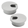 2 Pcs Desk Grommet 2" / 50 mm, Desk Cord Hole Cover, Cable Grommet ABS Plastic, Desk Hole Grommet for Home & Office Pc, Detachable Cable Cord Organizer-Light Grey