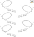 5 Pack Magnetic Contacts Switch Window Door Sensor for Alarm System NC 3/8"