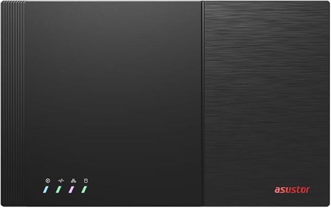 Asustor Flashstor 6 FS6706T - 6 Bay All-SDD NAS Storage, Quad Core 2.0GHz, Dual 2.5GbE Ports, 4GB RAM DDR4, Computer Network Attached Storage with 6 x 4TB NVMe SSD