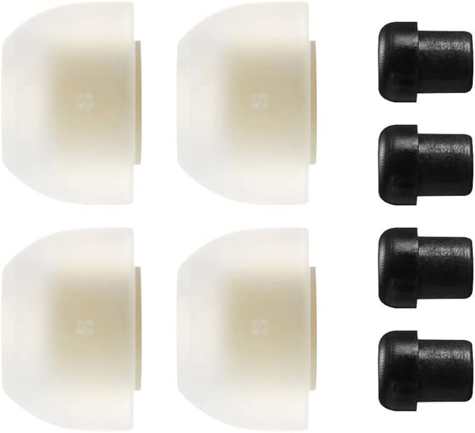 AZLA SednaEarfit MAX Standard (S) - Earbud Tips for Wireless Headphones - Noise Canceling Earbuds Replacement Tips - Eartips Compatible with Sony, Samsung, Beats, JLab, Sennheiser, Shure