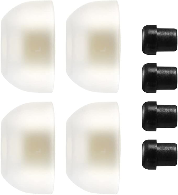 AZLA SednaEarfit MAX Standard (L) - Earbud Tips for Wireless Headphones - Noise Canceling Earbuds Replacement Tips - Eartips Compatible with Sony, Samsung, Beats, JLab, Sennheiser, Shure