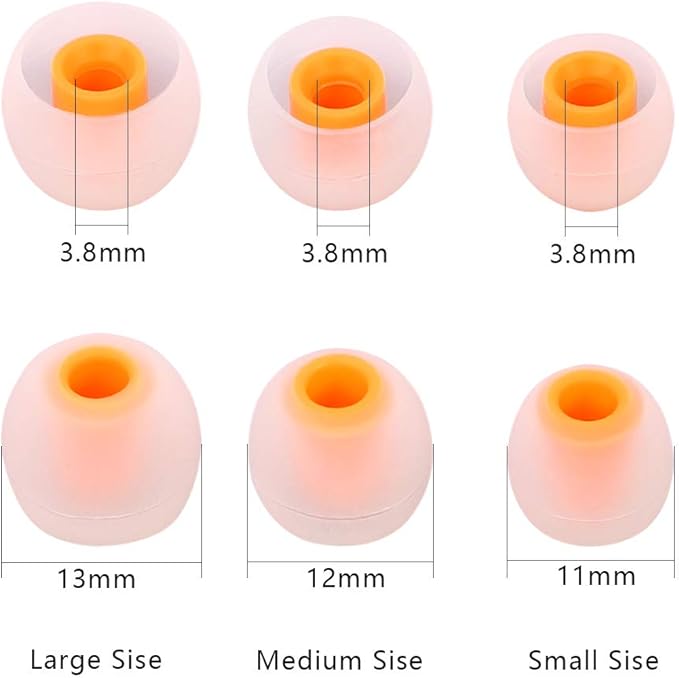Brandless Earbud Tips Earbuds Replacement Tips Ear Tips Earbuds Eartips Eargels - Image 4