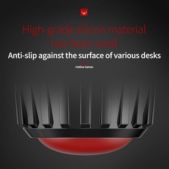 HOTLINEGAMES H2 Ergonomic Keyboard Riser Laptop Notebook Stand Holder Cooler Laptop Cooling Pad (Black-Red)