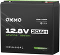 12V 20Ah Lithium LiFePO4 Battery, 4000+ Deep Cycles Rechargeable Battery for Kayak Fish Finder, Power Wheels Toys, Scooter