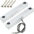 Home Security Wired Rolling Door Contact Magnetic Reed Switch MC-58 Alarm Sensor Magnetic Switch with 2 Wires for N.C. Applications