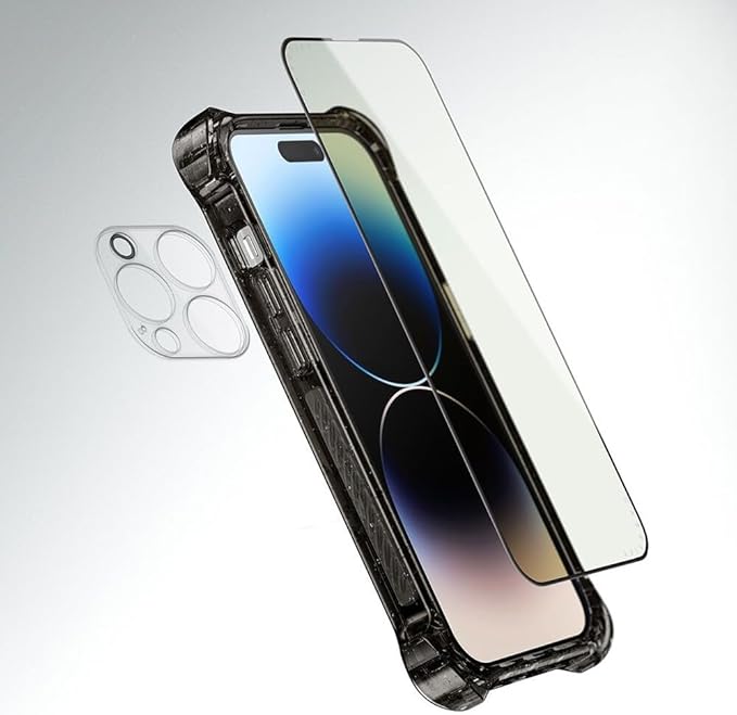 CASETiFY Impact Anti-Blue Light Screen Protector [Tempered Glass] for iPhone 13/13 Pro/14