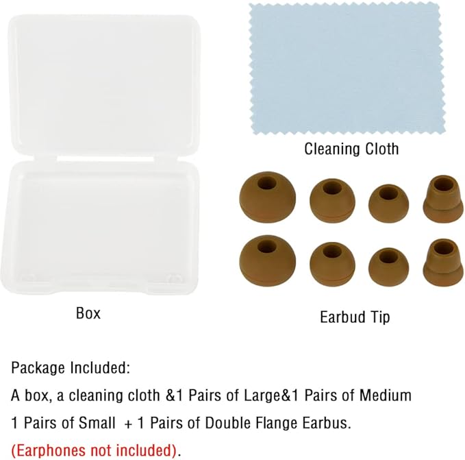 Silicone Replacement Earbud Tips Eartips Earbuds Eargels Compatible - Image 7
