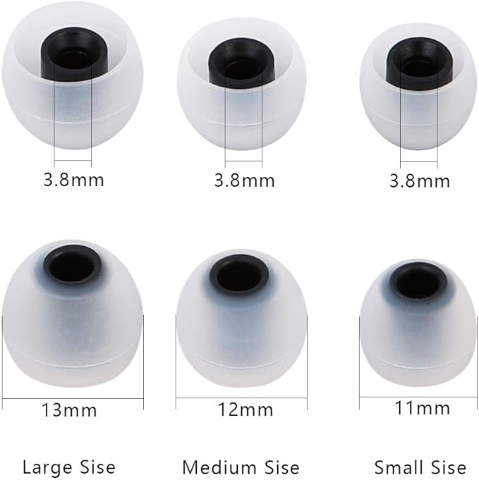 Earbud Tips Replacement Ear Tips Eartips Eargels 9 Pairs SML - Image 5