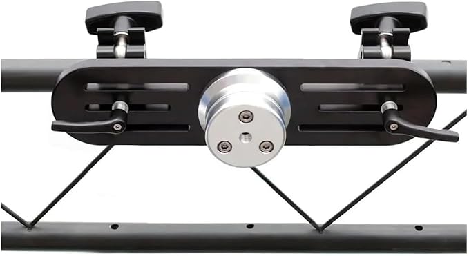 PROAIM Truss/Scaffold Connection Plates – Mitchell Mount. Rigging Adapters for Overhead Shots. for Wall Spreader Rod/Poles/Grids. 360° Swivel Clamps, Robust & Secure - 50kg Payload