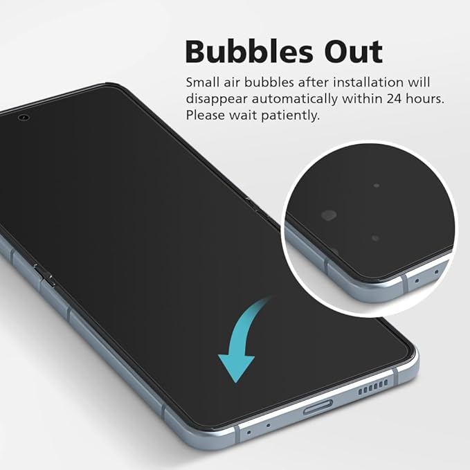 3-Pack Anti-Blue Light Matte Screen Protector For iPhone 16 [Support Fingerprint Unlock] Anti-Glare, Anti-Fingerprint [Eye Protection] Bubble-Free Installation with Alignment Jig