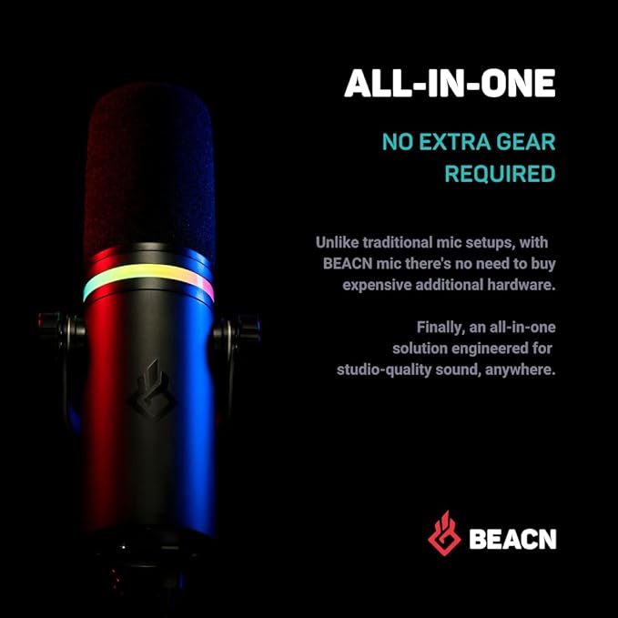 BEACN Dark Dynamic USB Mic for PC - Image 9