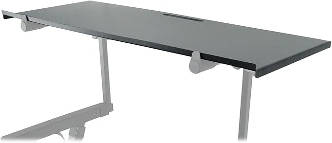 Rockville Z-SHELF Universal Shelf for Z-Stand and X-Stand, 35.4x13.78in Steel Platform, Foam-Padded Edge, Lightweight 7.3 lbs, for Musicians and DJs