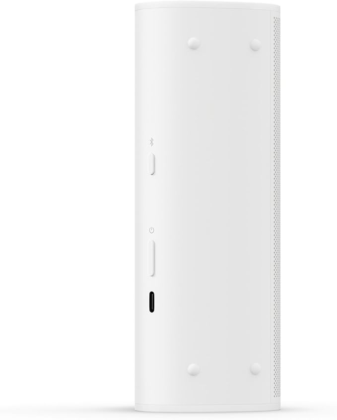 Sonos Roam 2 - White - Portable Waterproof Bluetooth Speaker