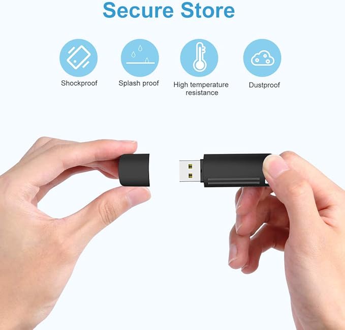 KEXIN 8GB Flash Drive Thumb Drive 50 Pack 8G USB Flash Drive Bulk Memory Stick with LED Indicator, Flash Drives Design in Snap Cap