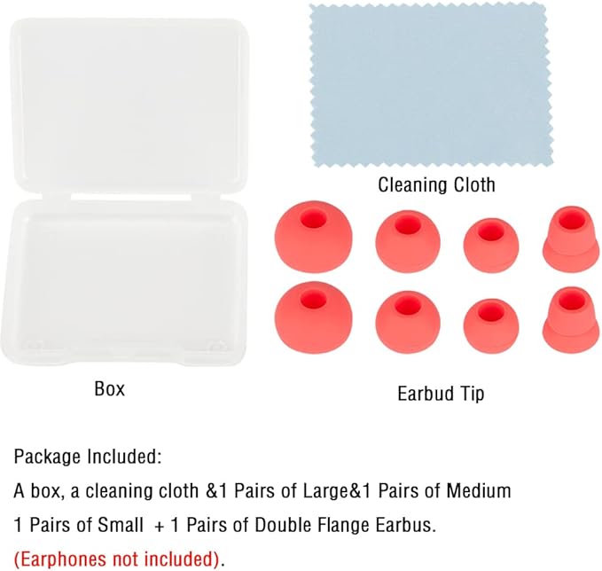 Replacement Earbud Tips Eargels Earpads Compatible - Image 7