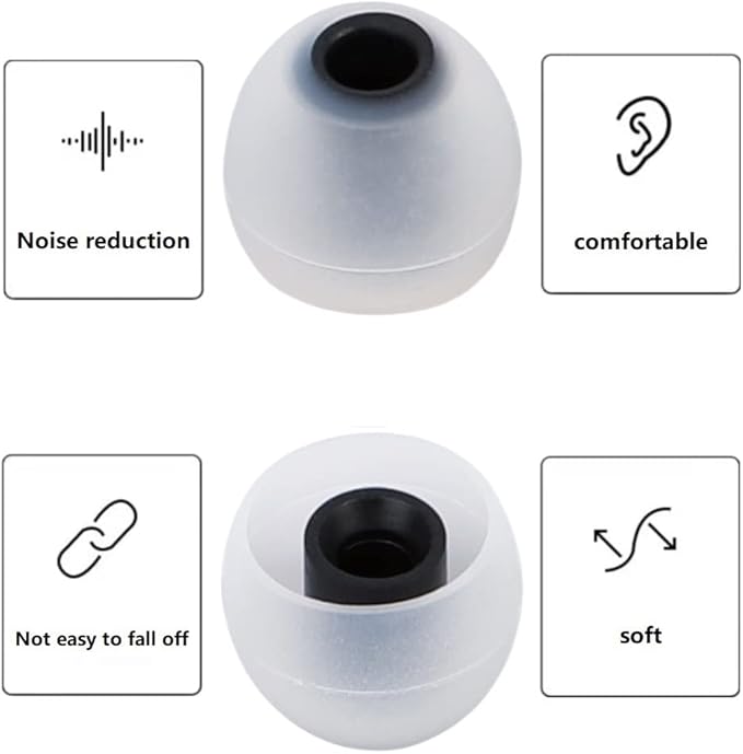 Earbud Silicone Ear Tips Replacement Earbuds Gels - Image 7