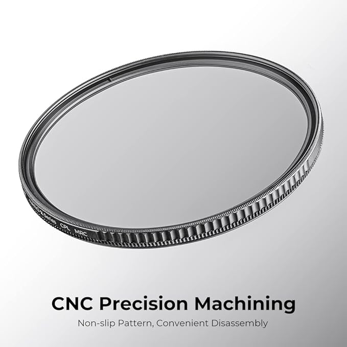 58mm Circular Polarizers Filter, K&F CONCEPT 58MM Circular Polarizer Filter HD 28 Layer Super Slim Multi-Coated CPL Lens Filter (Nano-X Series)