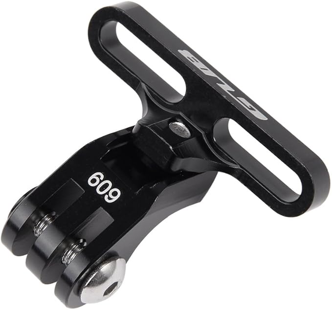 GUB Bike Camera Mount,Aluminium Bicycle Stem Front Camera Holder Mount Universal for GoPro Garmin Xiaomi SJCAM Action Camera (BLACK09)