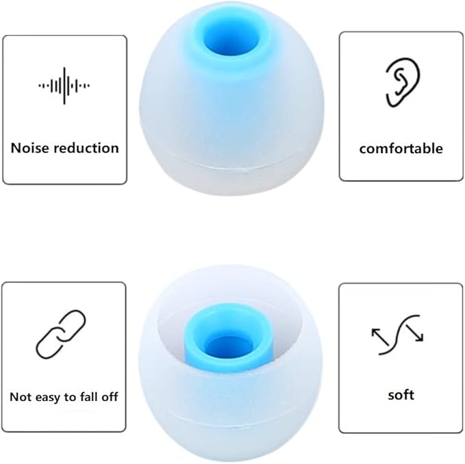 Earbud Tips Replacement Earbud Tips Ear Bud Replacement Pieces Silicone Soft - Image 7
