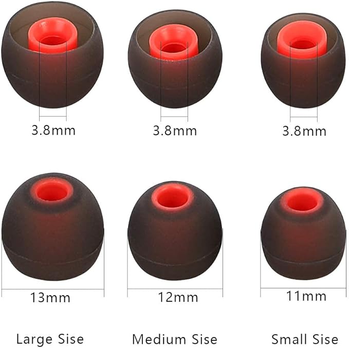 Brandless Silicone Earbud Tips Replacement Earbuds Cap Eartips Tips Eargels 9 - Image 5
