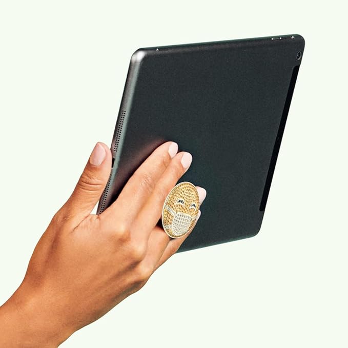 POPSOCKETS Phone Grip with Expanding Kickstand, PopSockets for Phone - Resting Mask Face