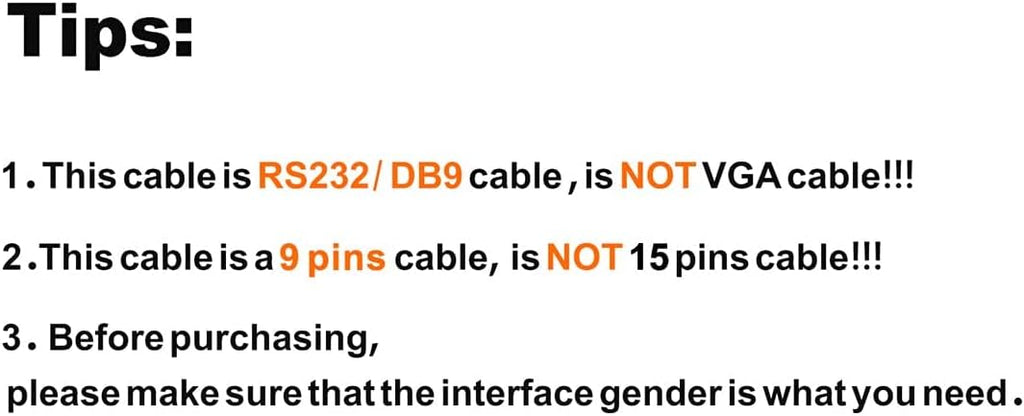 CableCreation USB to RS232 Serial Adapter (FTDI Chipset), USB to RS232 Gold Plated DB9 Serial Converter Cable for Windows 11, 10, 8.1, 8, 7, Vista, XP, 2000, Linux and Mac OS X, macOS, 6.6 Feet/2M