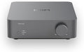 WiiM Vibelink Amp | 100W Power Amplifier with Premium ESS 9039Q2M DAC and TI TPA3255 | Compatible with WiiM Mini, Pro, Pro Plus, and Ultra | RCA, Coax, and Optical Inputs | Space Gray
