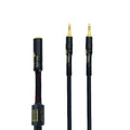 Arklove 20ft Shielded 1/8" aux Input 3.5mm Female to 2X 3.5 Output Splitter Stereo Audio Video Cable Out 3.5 Male to Two 3.5 Male in Dual 2 Speaker Cord 24k Gold Plated