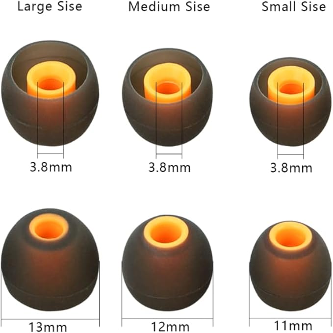 Earbuds Replacement Tips Silicone Earbud Tips Ear Gels Fit - Image 7