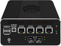 CWWK Intel Alder Lake N100(4C/4T Up to 3.4GHz)/N305(8C/8T Up to 3.8GHz) Dual SFP+10GbE Mini PC|4xIntel I226-V 2.5GbE |DDR5 Memory|PCI-E x4|HDMI+DP+Type-C (10 Gigabit N100, 8G RAM 128G SSD)