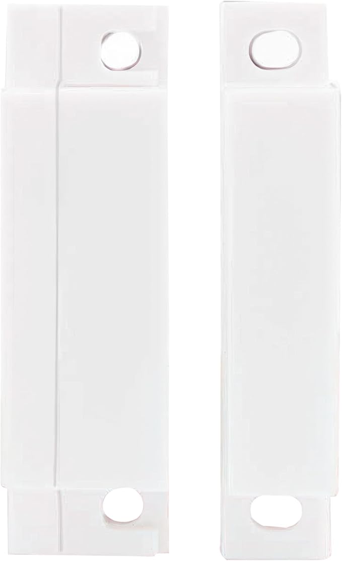5Pcs Magnetic Reed Switch Wired Surface Mount Normally Open NO Contact Sensor Alarm Magnetic Door Switch with 2 Wires, PVC, MC-31