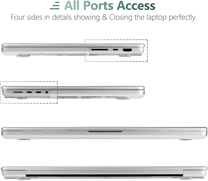 DONGKE for M4 MacBook Pro 16 Inch Case 2024 2023 2021 A3403 A3186 M3 A2991 M2 A2780 M1 A2485 Pro/Max Chip, Plastic Hard Shell Case & Keyboard Cover for Mac Pro 16 with Touch ID, Gold Floral