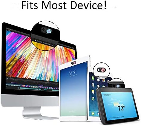 Laptop Camera Cover Slide 3 Pack Ultra Thin Slide Laptop Camera Cover for Echo Show, Computer, Tablet, Mac Air, Chromebook, PC - Daisy New (Patent Pending)