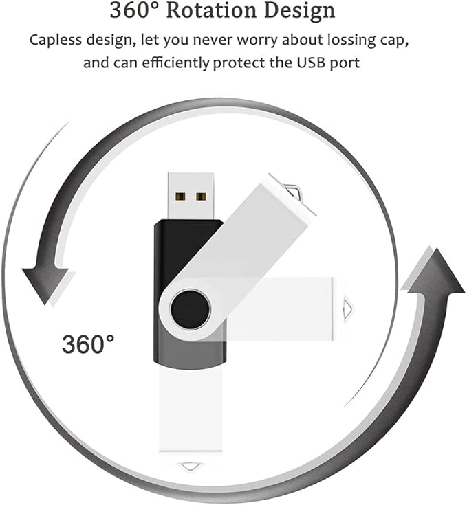 USB Flash Drive 512MB 20 Pack, Bulk USB 2.0 Thumb Drives Swivel Memory Stick Jump Drive Pen Drive,512MB 20 Pieces