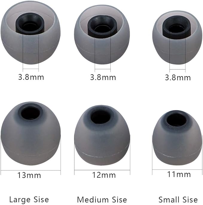 Earbud Tips Earbuds Replacement Tips Ear Tips Earbuds Eartips Eargels 9 Pairs - Image 5