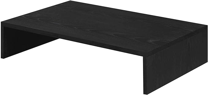 Convenience Concepts Small Designs2Go Monitor Riser for TVs up to 26 Inches, Black
