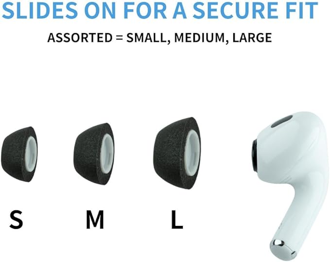 Comply TrueGrip MAX | Premium Memory Foam Replacement Earbud Tips - Image 8