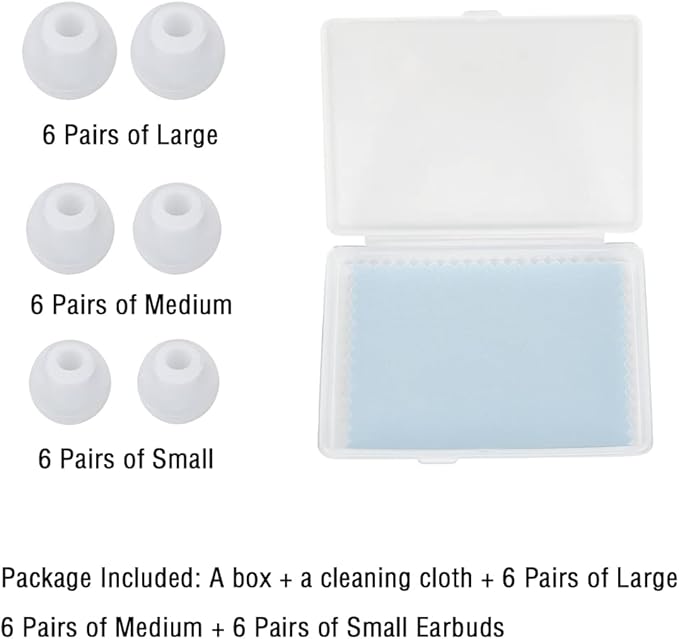 Silicone Ear Tips Replacement Earbud Tips - Image 2