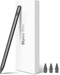 Pencil 2nd Generation Wireless Charging, Pencil for iPad with Tilt & Palm Rejection, Magnetic Stylus Pen Compatible with ipad Air 3/4/5, ipad Mini 5/6, ipad 6/7/8/9/10, ipad Pro 11/12.9 (Black)