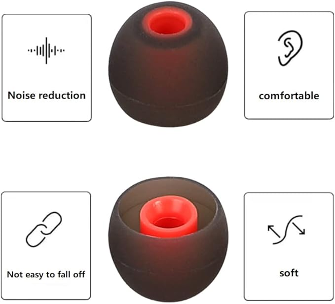 Earbuds Replacement Tips Silicone Earbud Tips Ear Bud Replacement Pieces Ear - Image 7