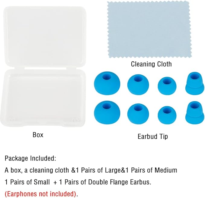 Silicone Earbud Tips Replacement Eartips Earbuds Cap Eartips Tips Compatible - Image 8