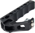 Universal Top Handle with 3/8" Screw Locating Pins for DSLR Camera Cage, with 3 Cold Shoe Adapters to Mount DSLR Camera with Microphone/LED Light/Monitor (Black with 3/8" Screw)