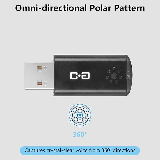 USB Microphone for Laptop and Desktop Computer, High Sensitivity for Clear Call - Image 5