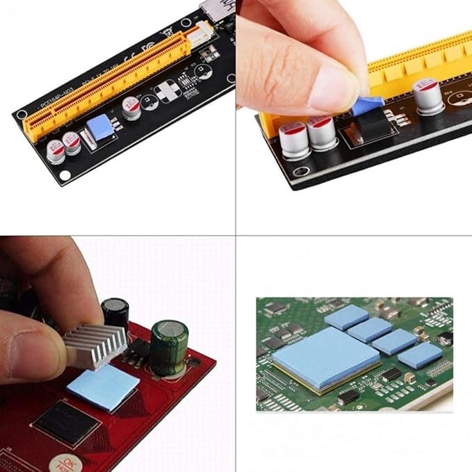 Thermal Pad, 100x100x1mm Highly Efficient 6.0 W/mK, Insulated Heat Resistant Silicone Pad for IC SSD CPU GPU Heat Sink LED Cooling