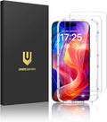UNBREAKcable 2-Pack Screen Protector for iPhone 16 Pro, Double Shatterproof Tempered Glass [Easy Installation Frame] [9H Hardness] [99.99% HD Clear] [Case Friendly] for iPhone 6.3 inch