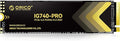 ORICO Industrial SSD 4TB M.2 NVMe SSD, PCIe 4.0 Drive with 7400MB/s Read Speed, Advanced Data Security and Innovative Heatsink, for Edge Computing, Industrial PC, Personal Laptop and PS5 - IG740PRO