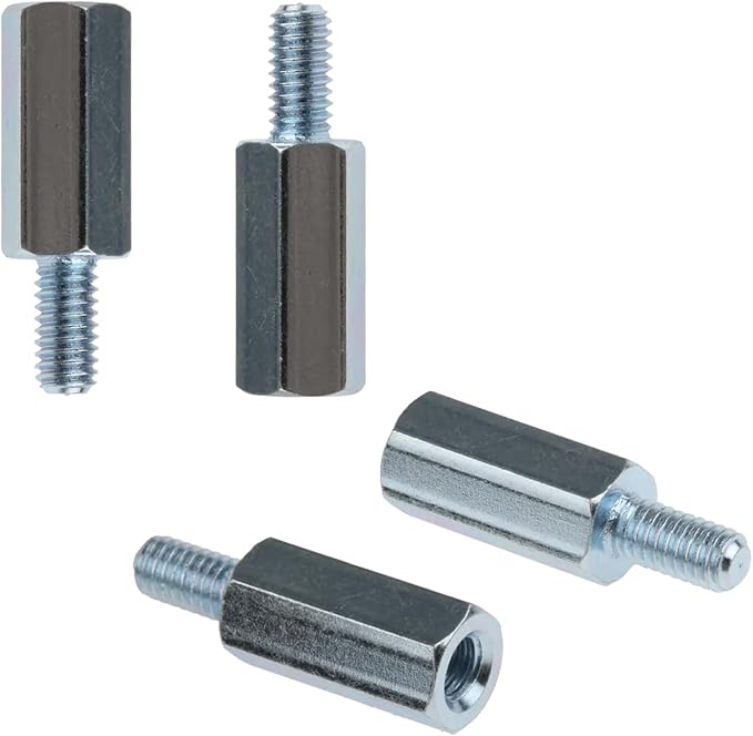 Kado Wall Mount Spacer Adapter Set for Desktop/Portable Monitor, 4pcs M4x14mm Hex Stainless Steel Standoff Spacer Screw Nut Bolt Motherboard Prototyping Accessories for PCB, Computer & Circuit Board