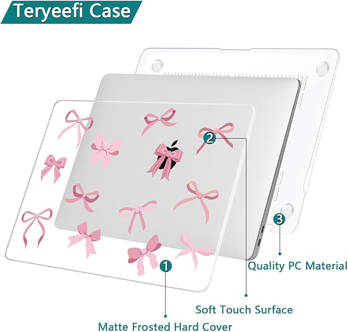Teryeefi for MacBook Pro Case 13 inch 2024 2022-2016 Release fits Model A2338 - Image 5