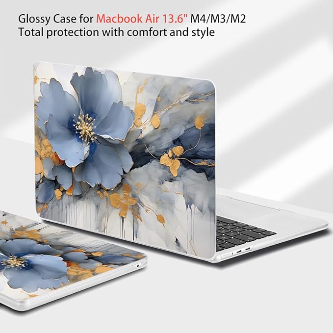Teryeefi Compatible with A2681 A3113 A3240 MacBook Air 13.6 inch Case M2 M3 M4 - Image 5